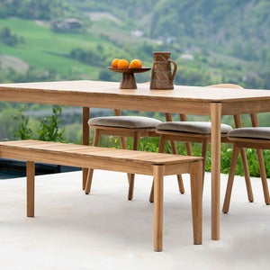 Bücherbank Teak 162x35 cm