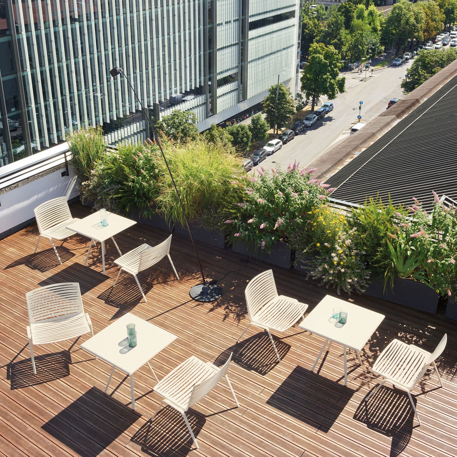 Zebra Sessel Hellblau