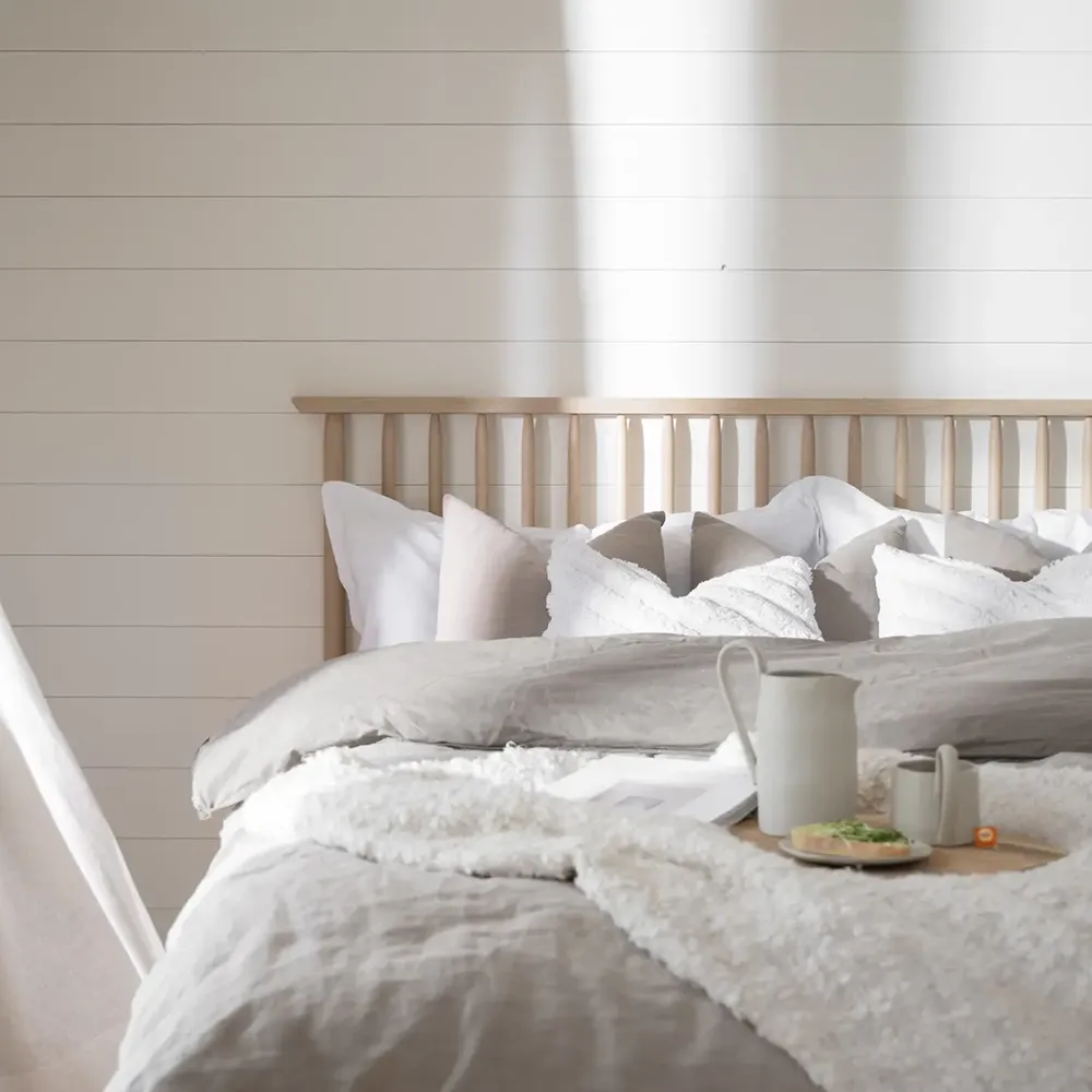 Riggins Kopfteil 194x84 cm weiß pigmentiert