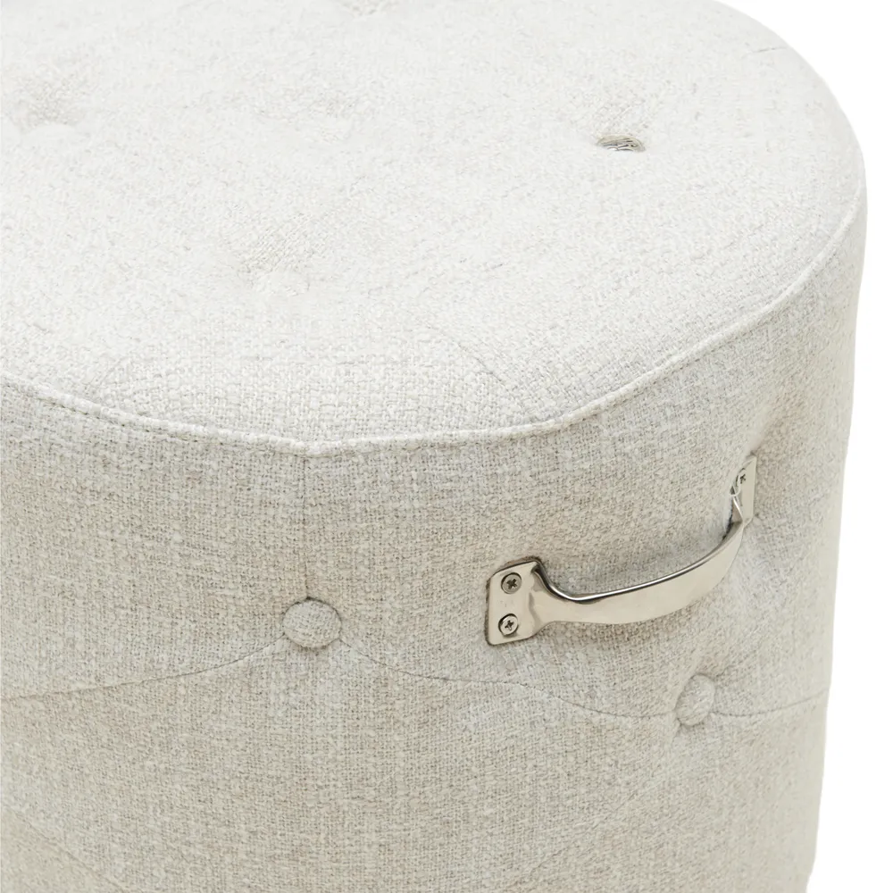 Fußhocker Bowery Antique White