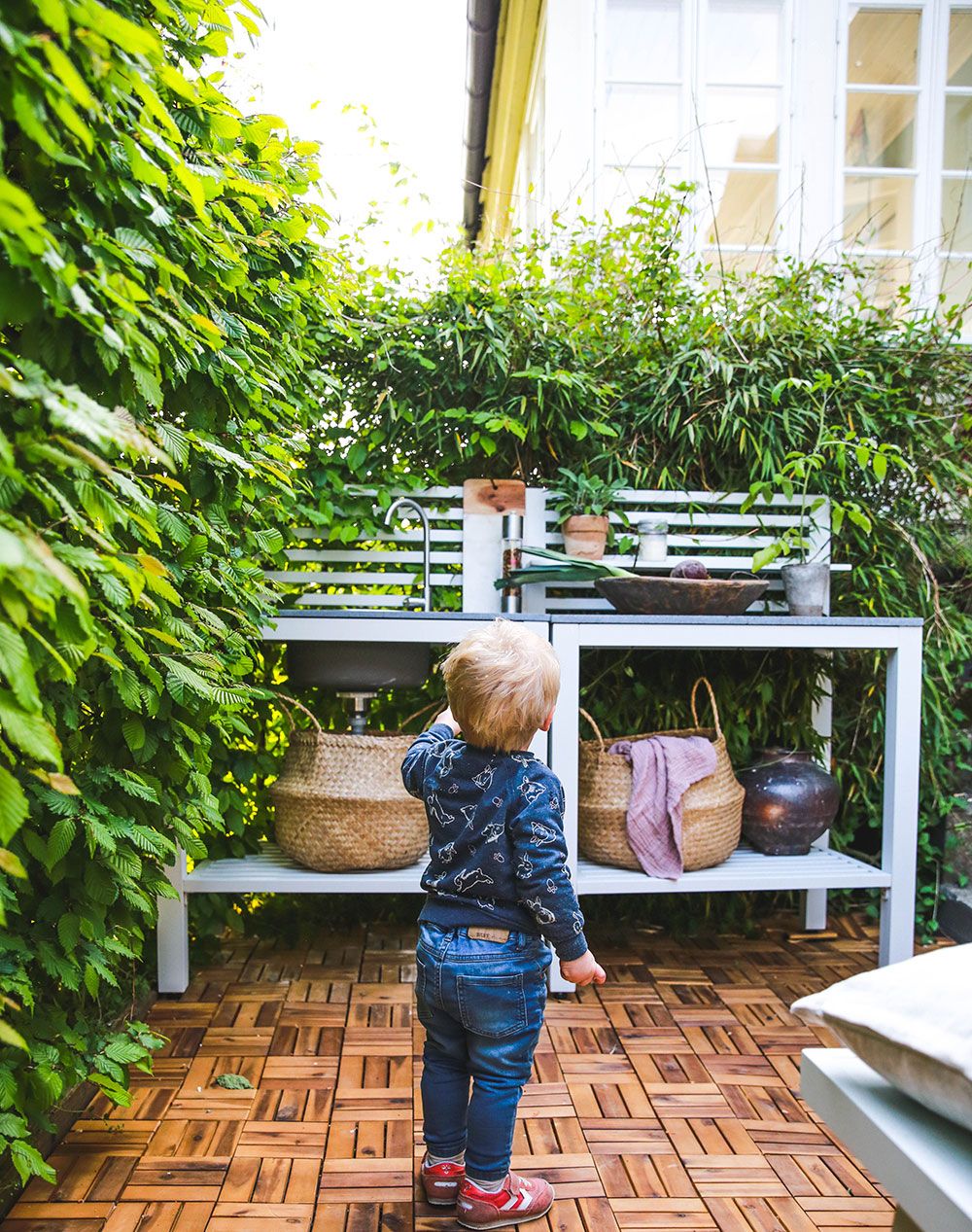 Bellac Außenküche weiß