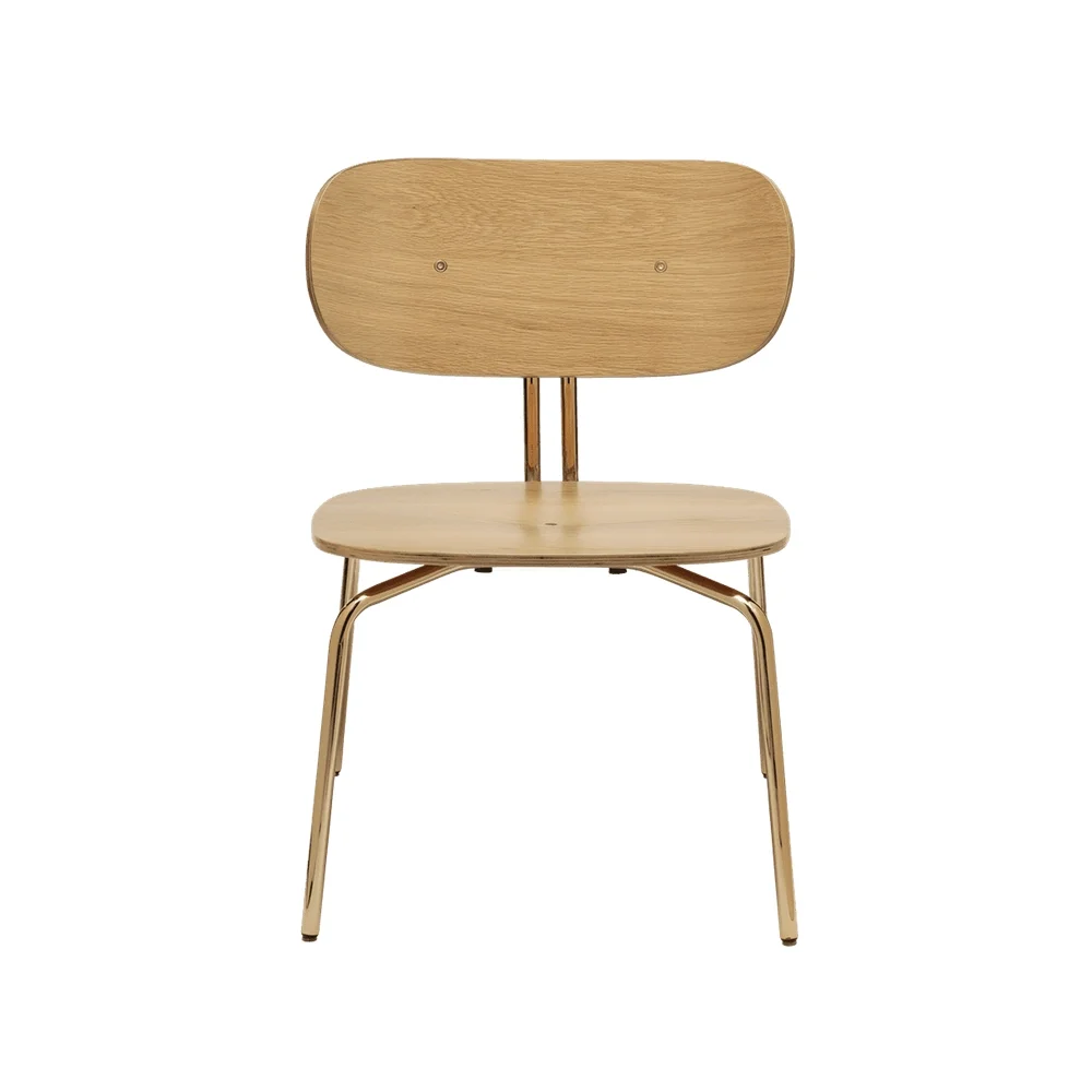  Curious Loungesessel Eiche/Messing