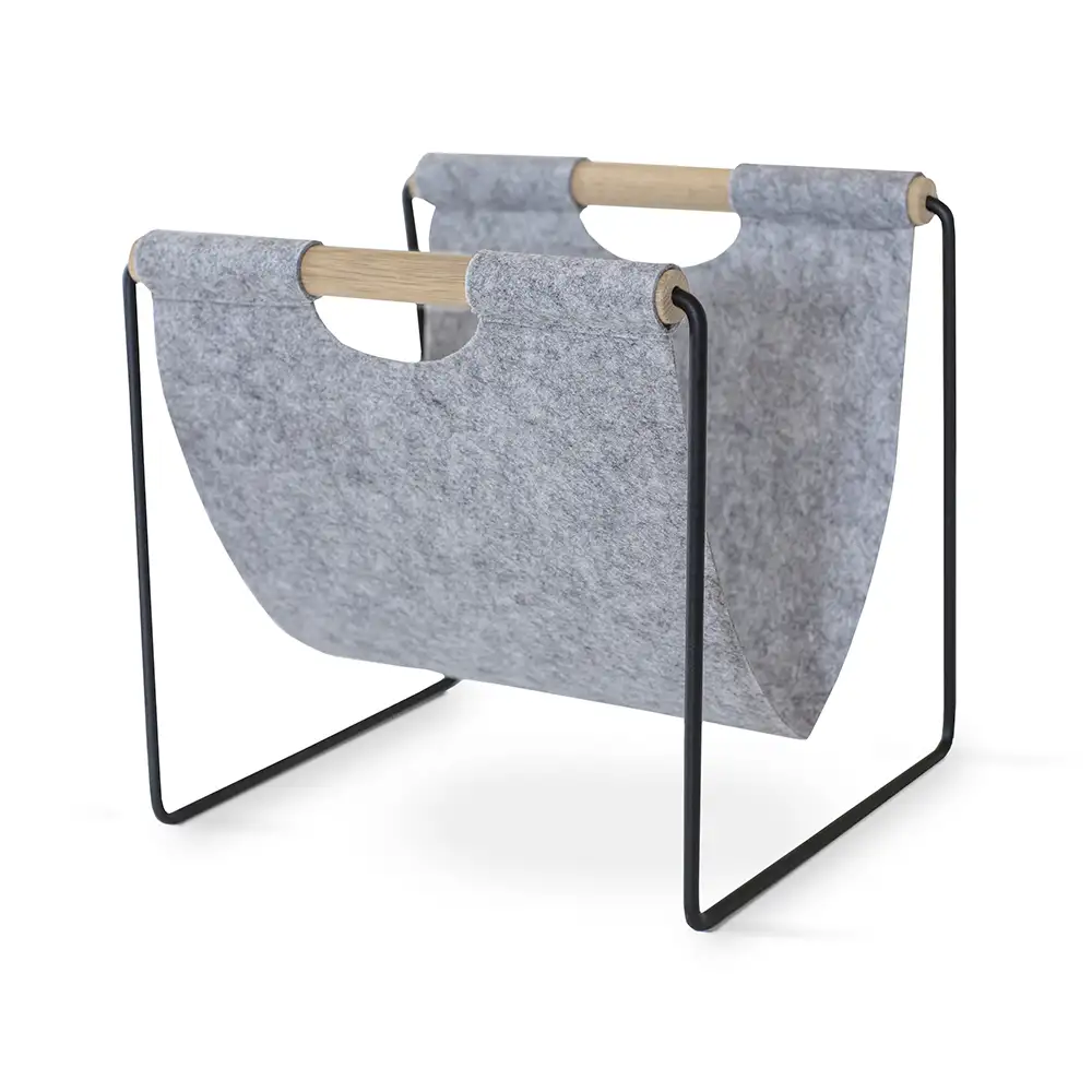 Twist Zeitschriftenständer Eiche weiß geölt