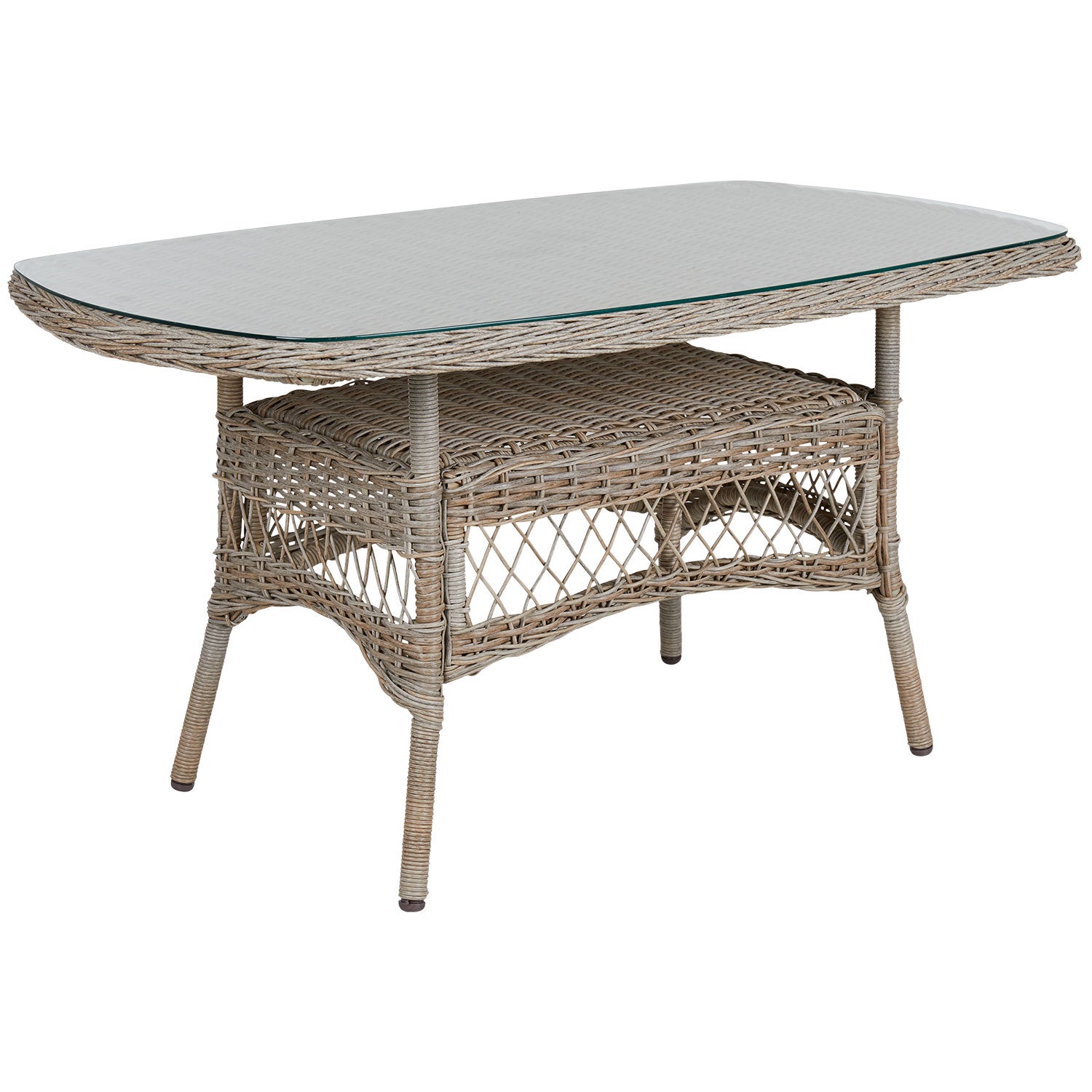 Kamille Esstisch 80x135 cm beige/beige