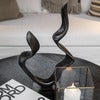 Scultura Dekoration schwarz