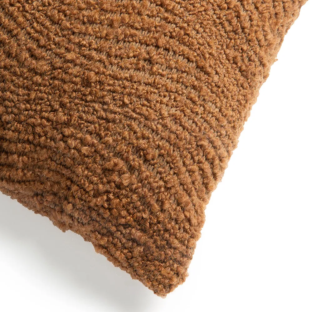 Kissen Wave 60x40 cm Cinnamon