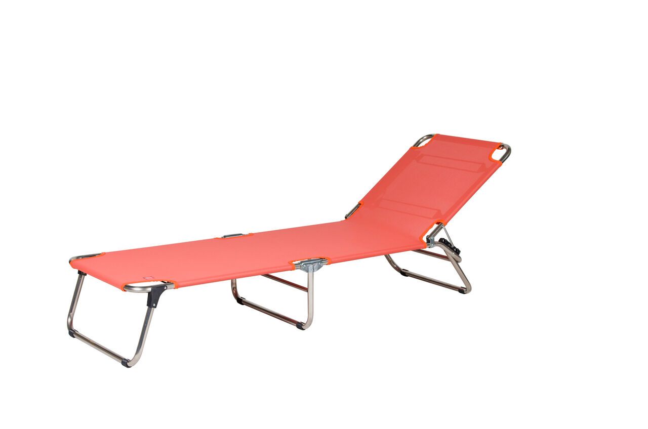 Amigo Sonnenliege Rosen Aluminium