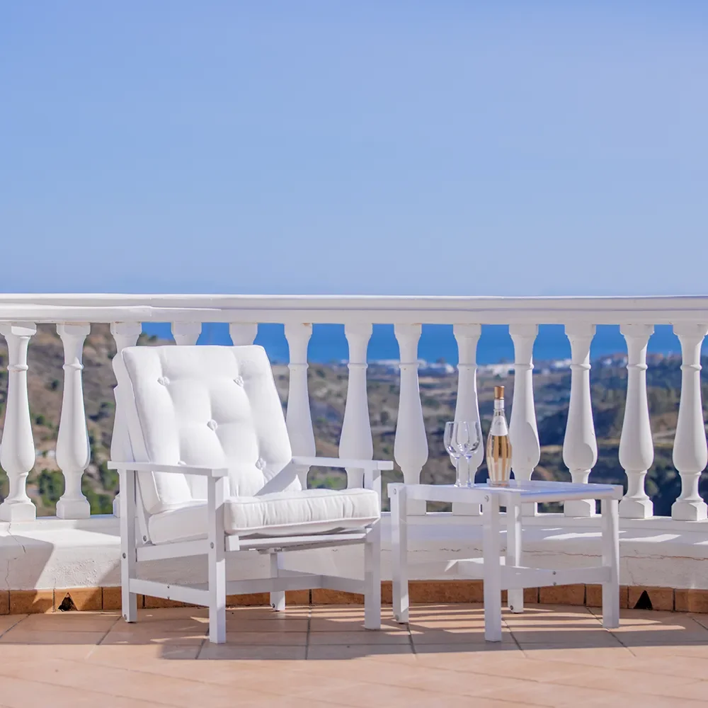 Rollbarer Tisch mit Rädern Weißes Aluminium