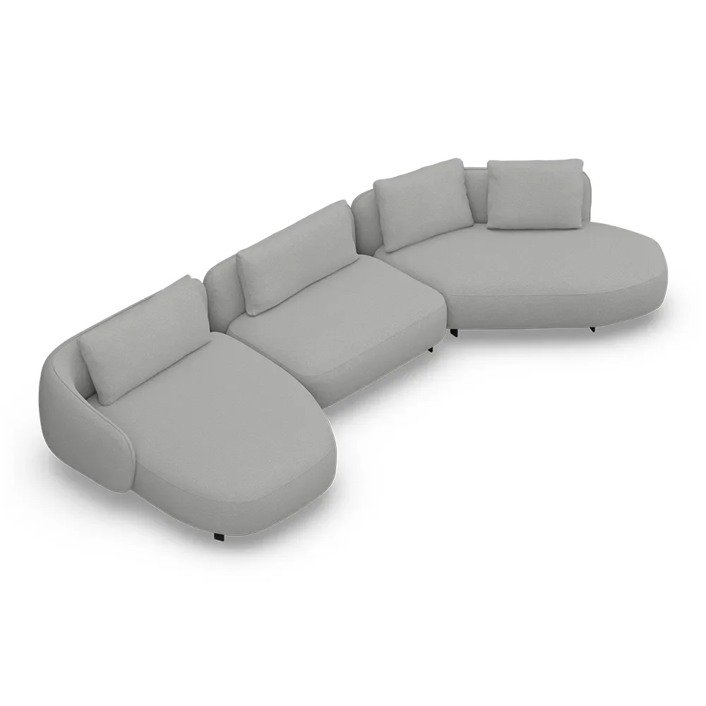 Orca Sofa mit Recamiere Kat B