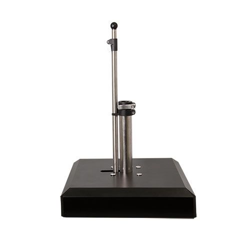 Sonnenschirmfuß mit Rollen Alu-Vario 50 kg anthrazit