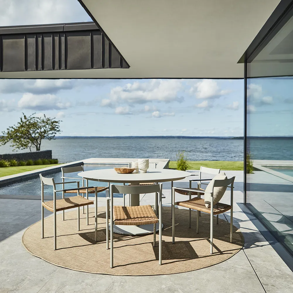 Peace Esstisch Ø150 cm Hellgrau