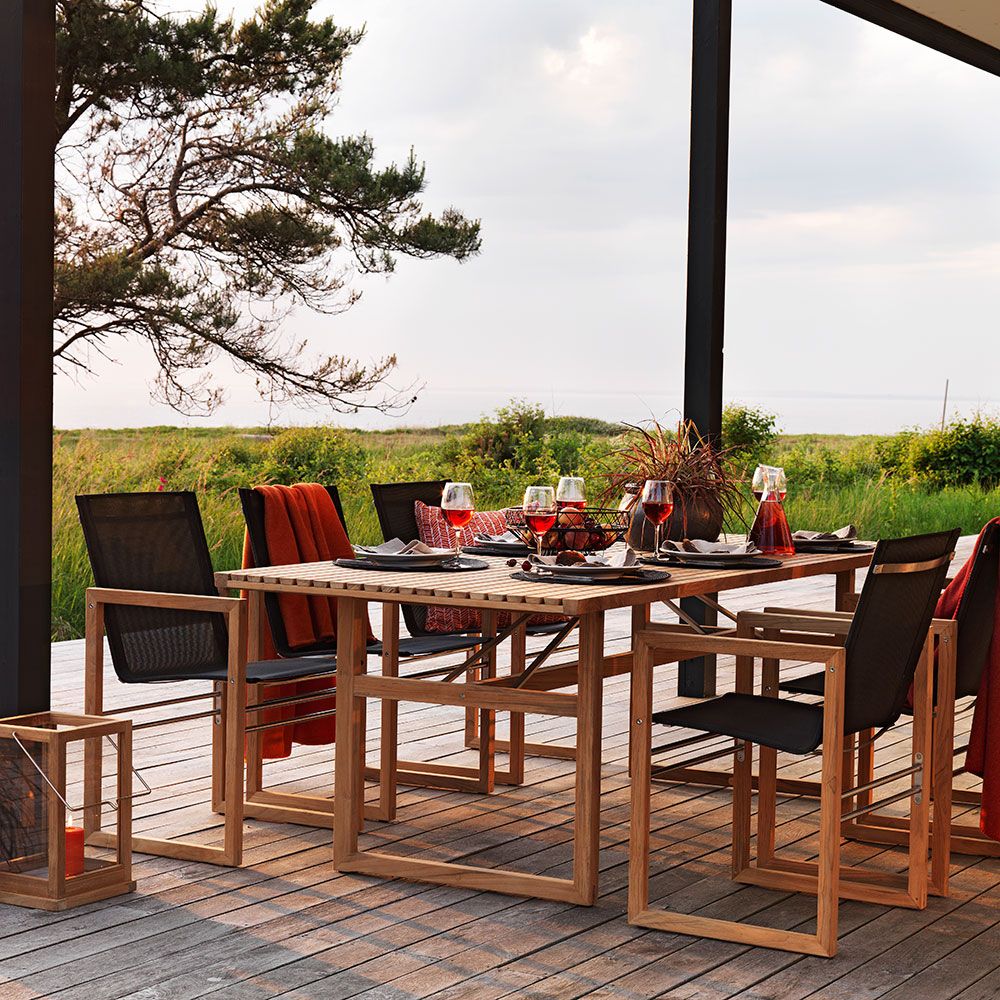 Vevi Esstischgruppe aus Teakholz