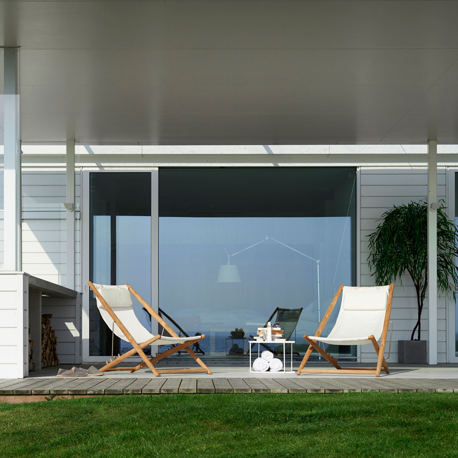 H55 Liegesessel Teak