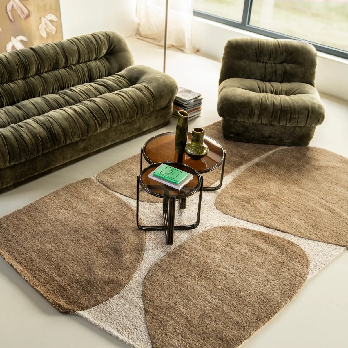 Teppich Iwa 190x290 cm Braun