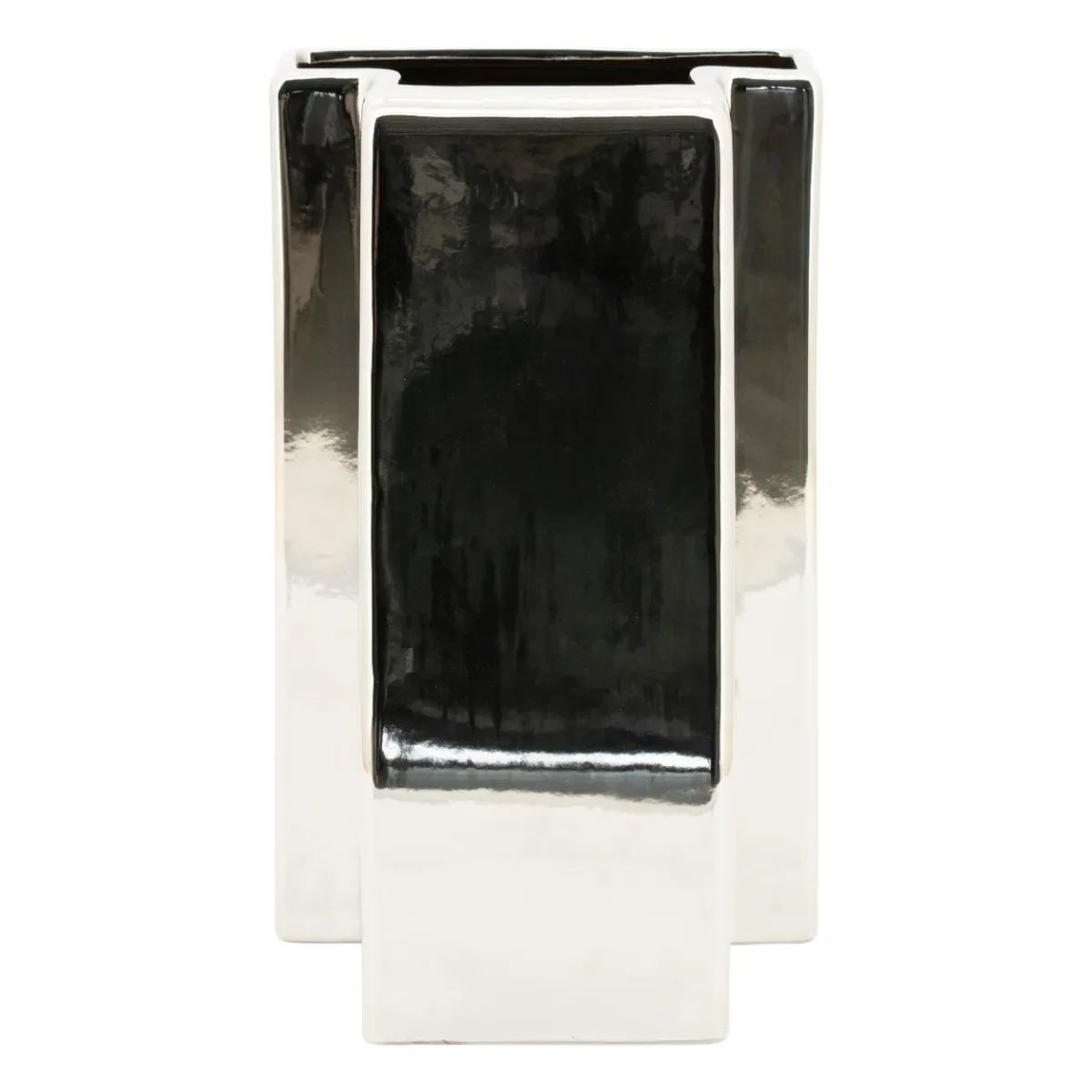 Silv 2 Vase 22x20,5x35,3 cm Steingut Silber