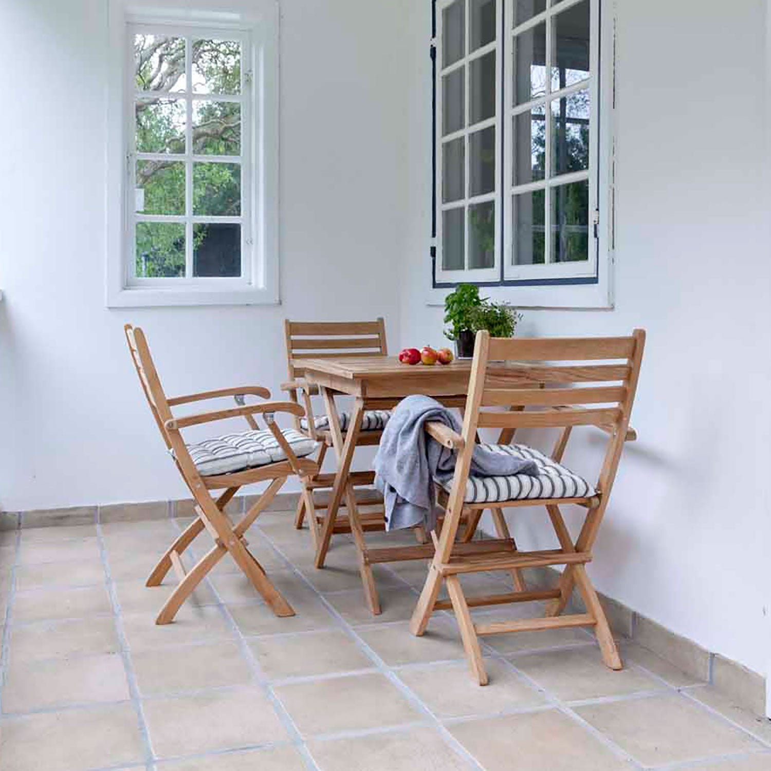 York Café tisch 70x70 cm Teakholz