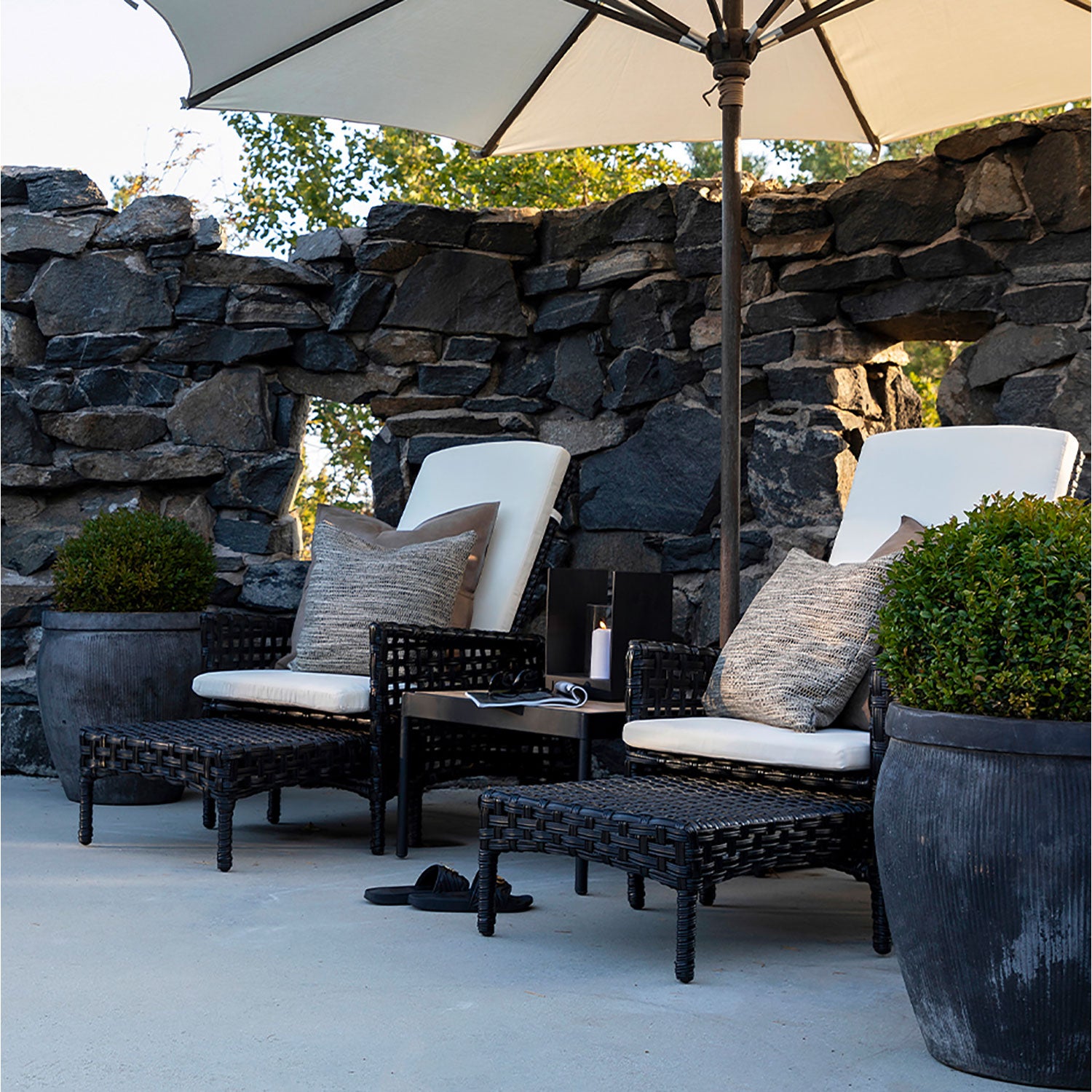 Tampa Classic Sonnenliege aus künstlichem Rattan