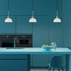 Vienda Pendelleuchte Messing/Glas E14 