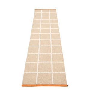 Gewebter Teppich Criss Beige 70x300 cm