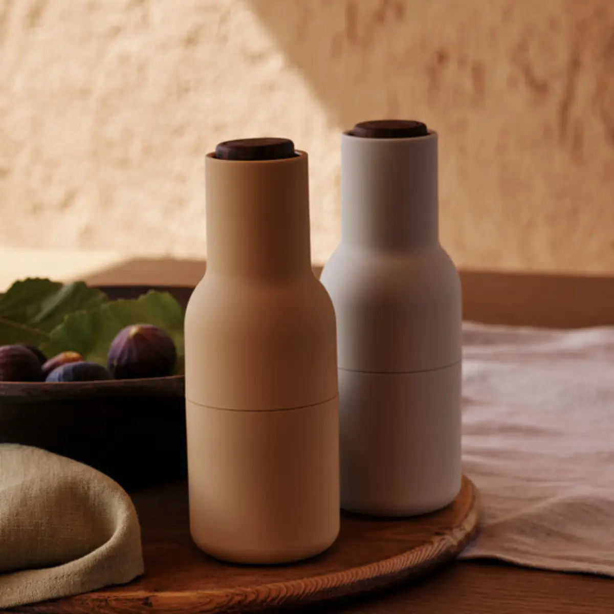 Bottle Grinder 2er-Pack Groß - Gerste / Walnuss