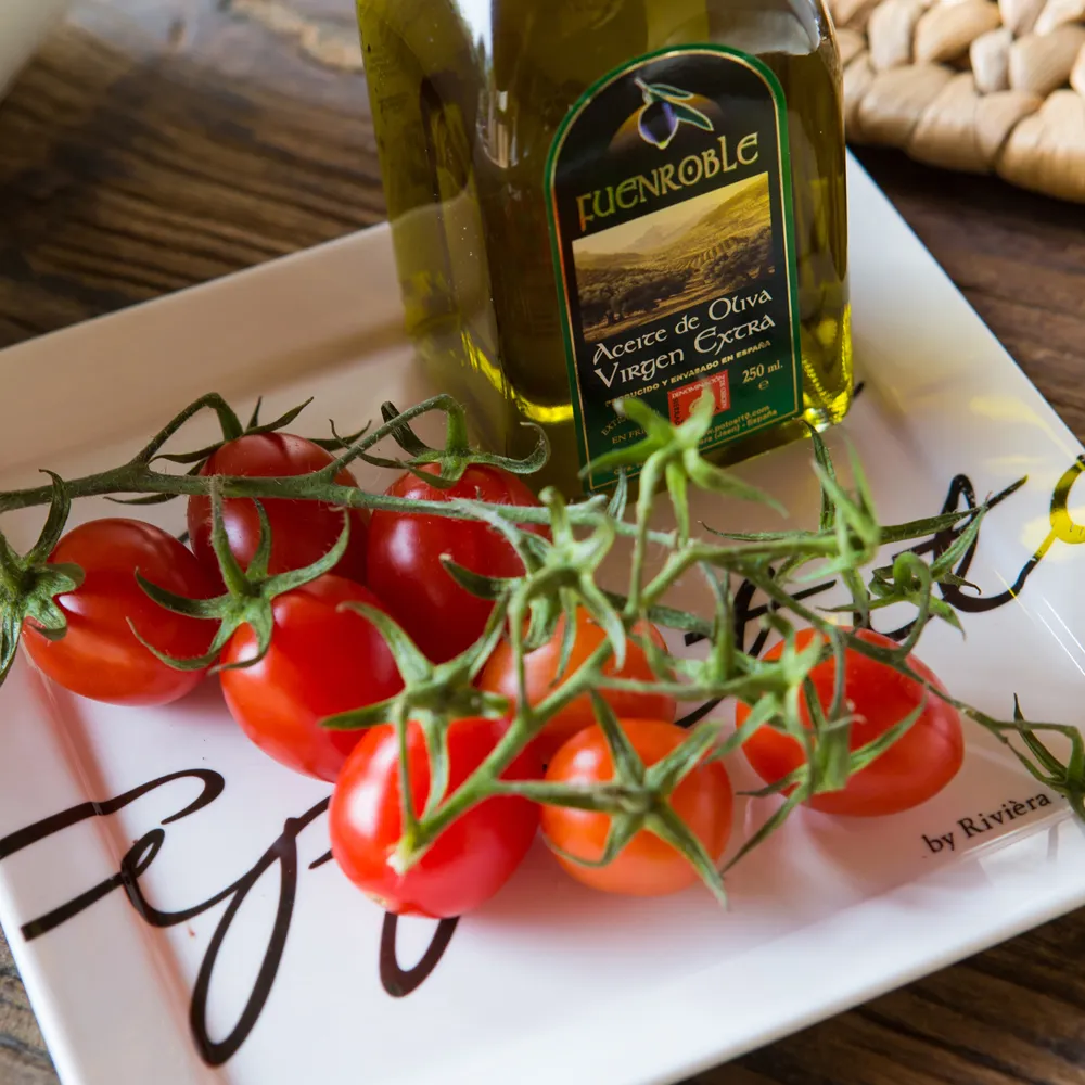 Buon Appetito quadratischer Teller 18 x 18 cm