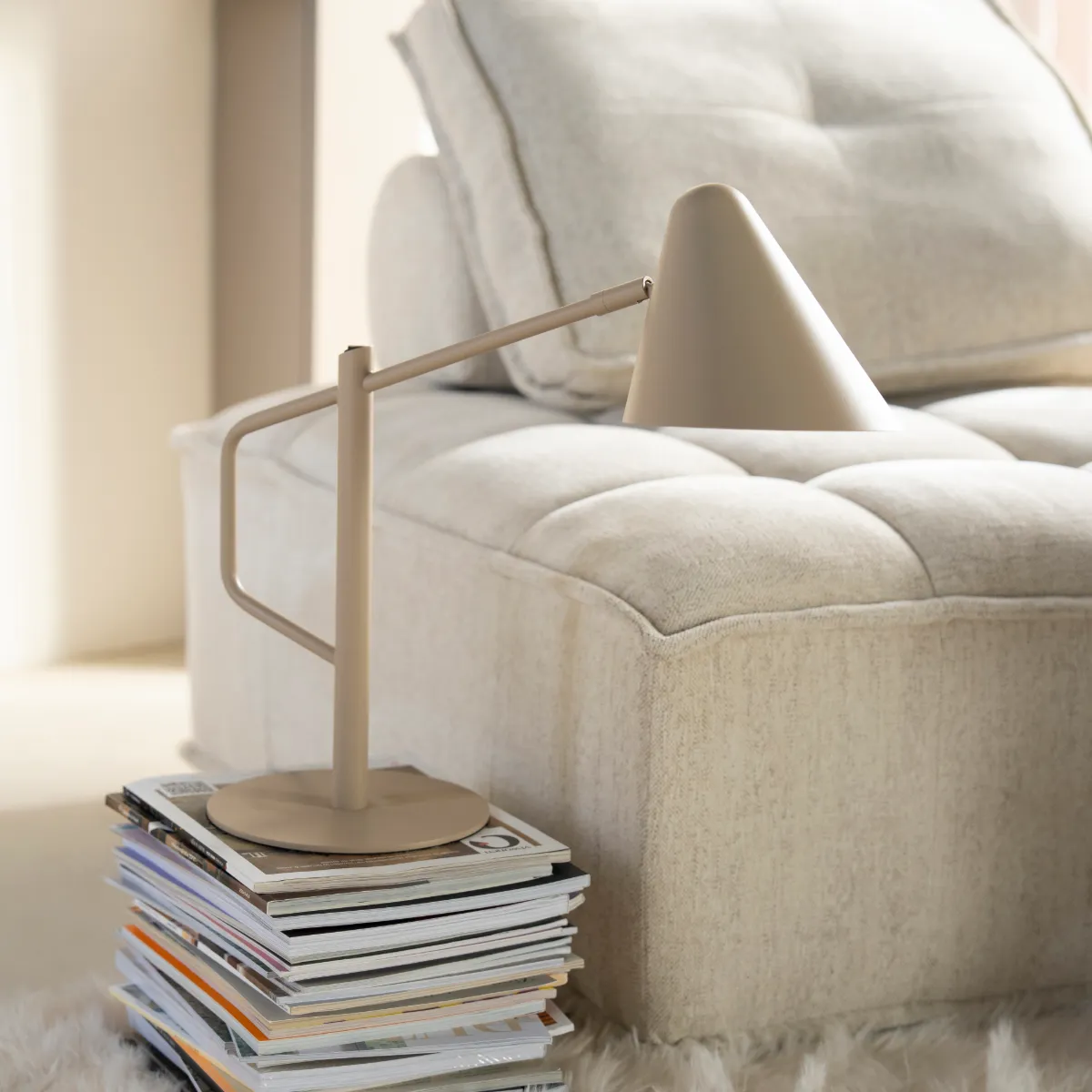Table lamp Capa - beige 53x20x46 cm