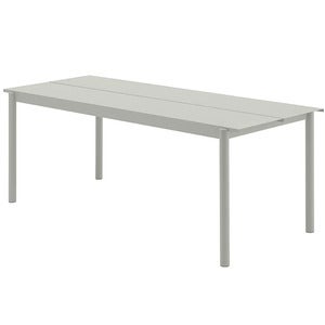 Linear Steel Esstisch 200X75 cm Grey