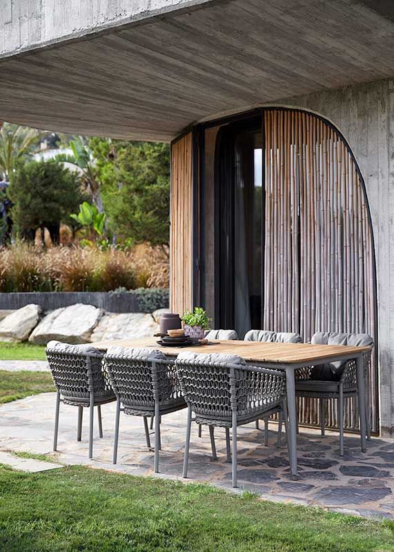 Ocean Sessel stapelbar Taupe