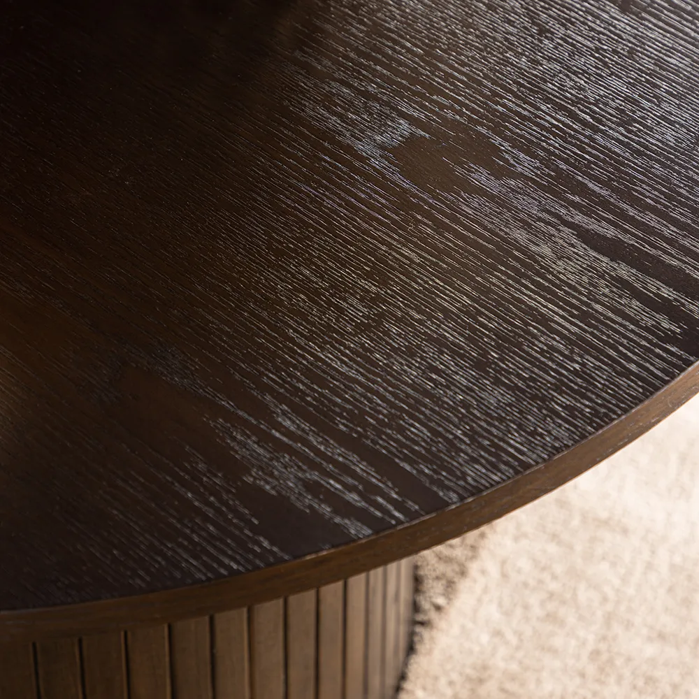 Bianca Couchtisch Ø80 Mocca