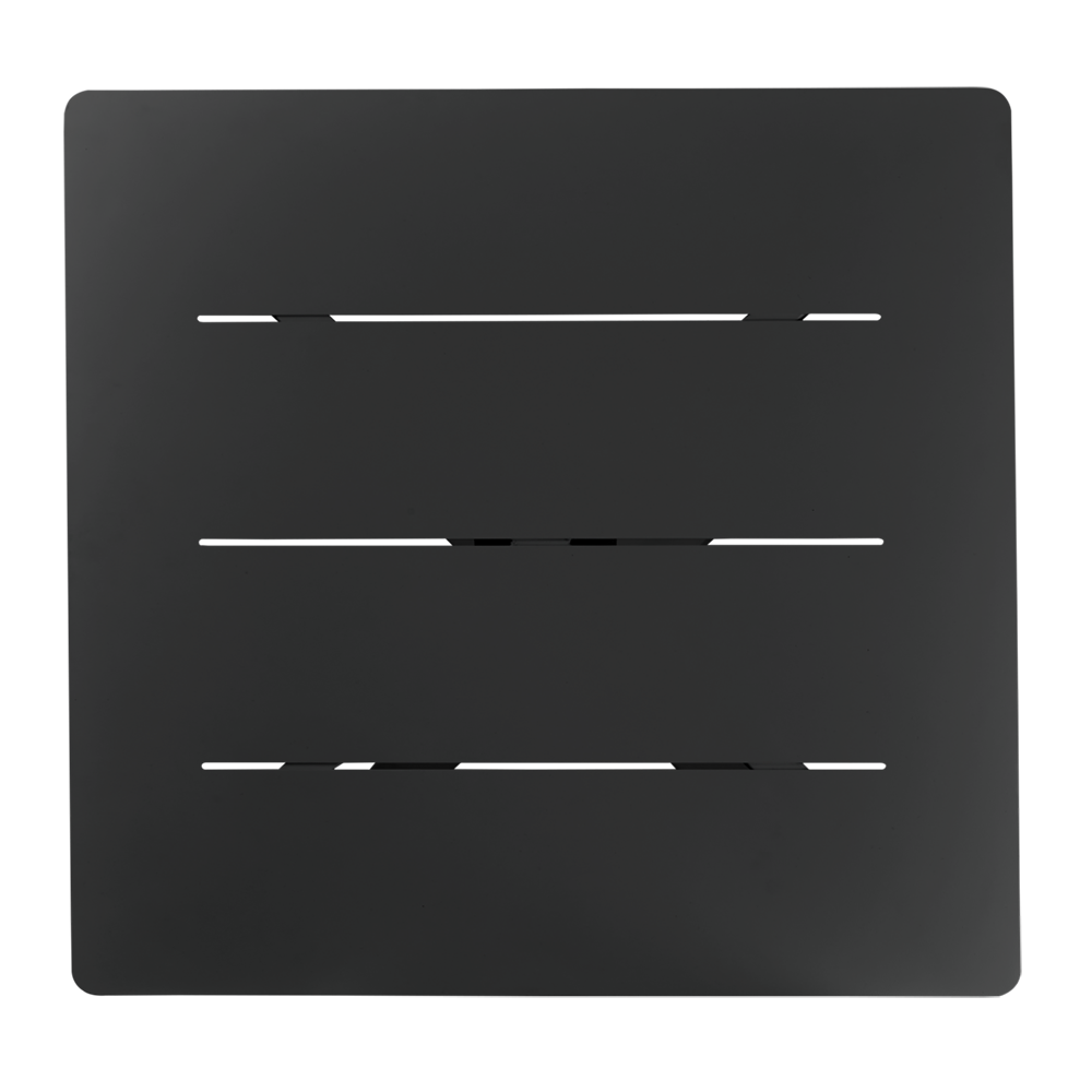 Avila Tischplatte 70x70 cm Schwarz