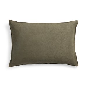 Lin Kissenbezug Olive 60x40 cm