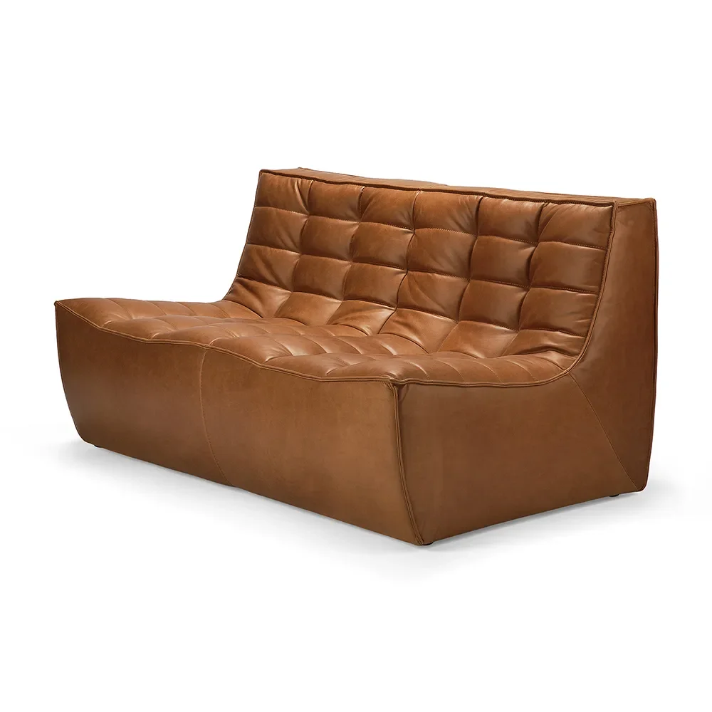 N701 2-Sitzer-Sofa Leder