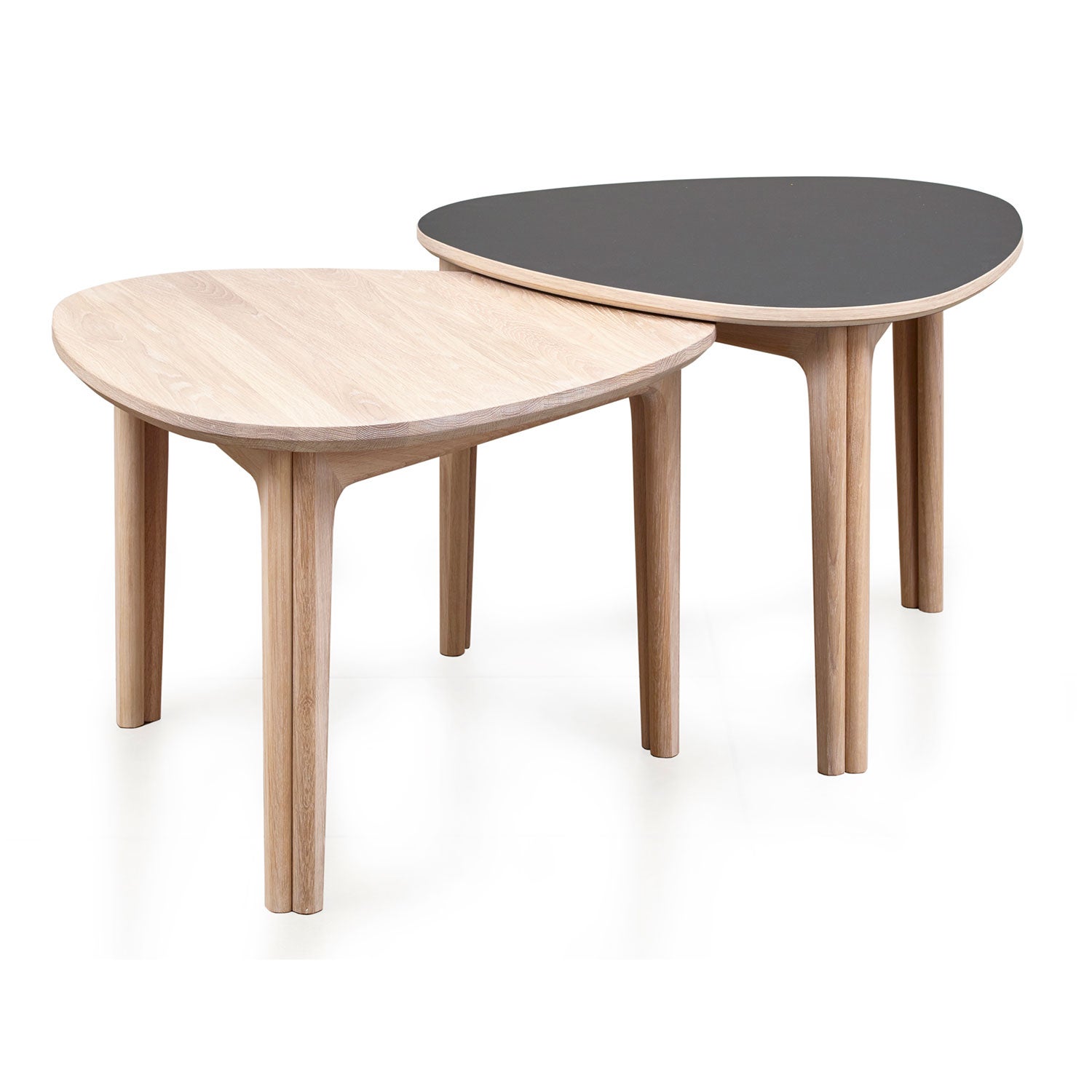 Sm206 Couchtisch Eiche Lack 65X63X43Cm 