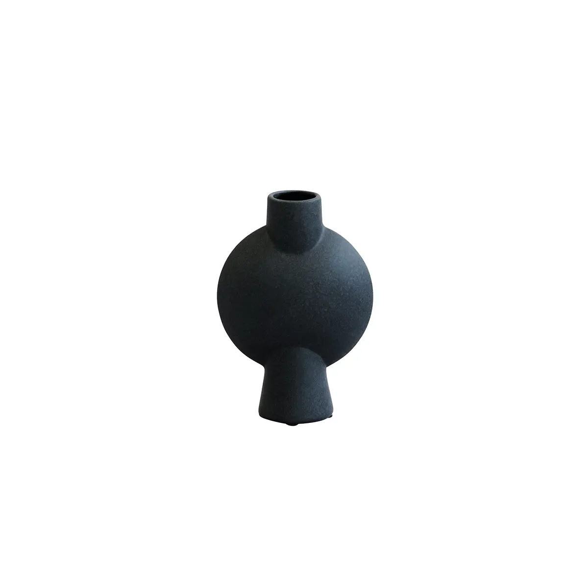 Handbemalte Vase Sphere Bubl Mini Black H19 cm