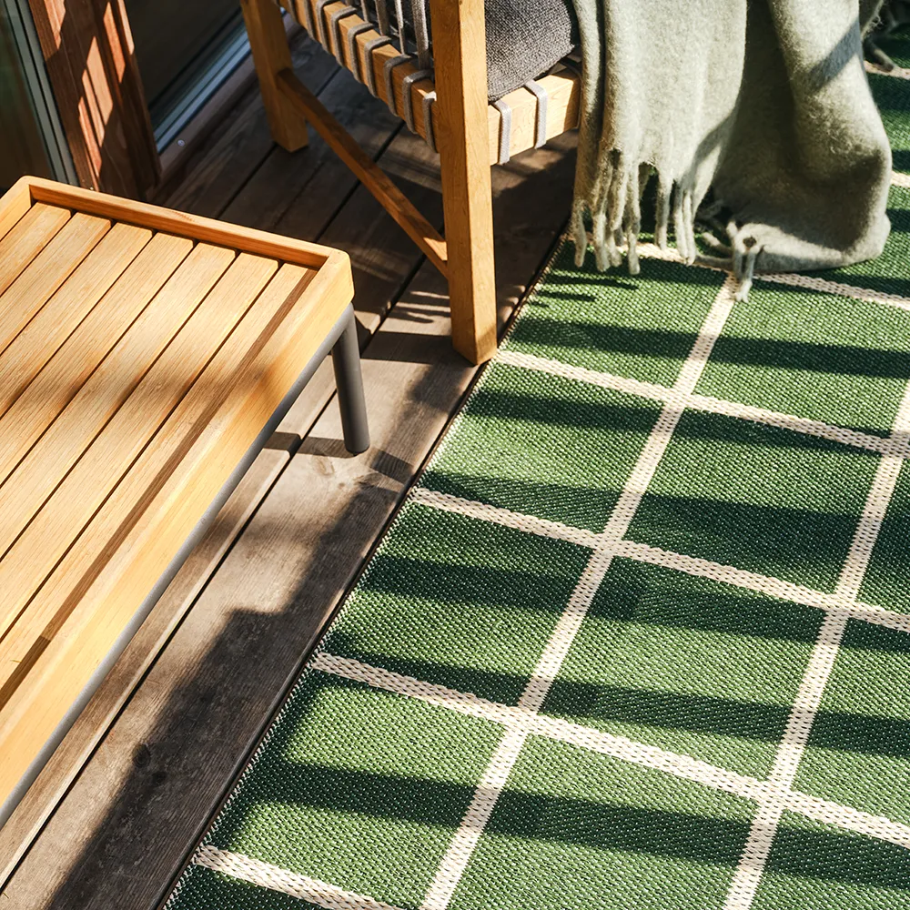 Gewebter Teppich Criss Leaf 70x225 cm