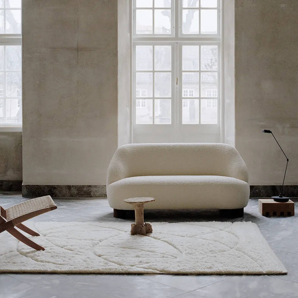 Lineal Sweep White 140x200 Teppich 