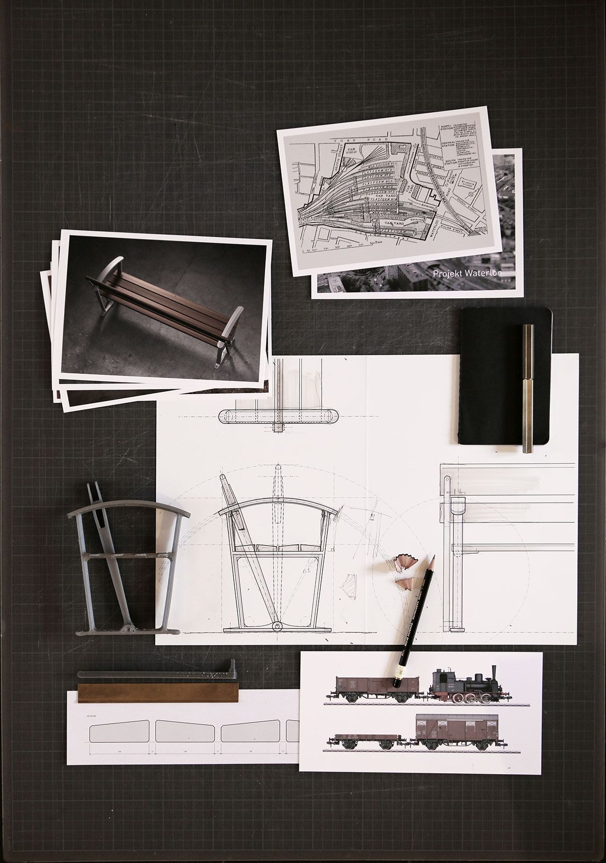 Waterloo schwarz Aluminium Byarums Bruk