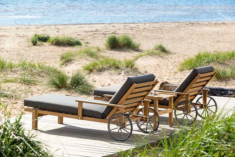 Wasserdichtes Sonnenliege-Kissen Grau