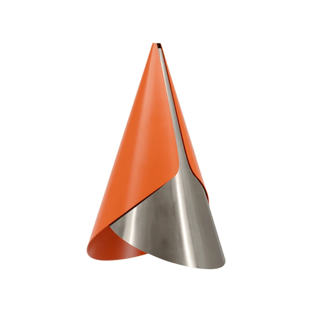 Cornet Lampenschirm Nuance Orange/Steel