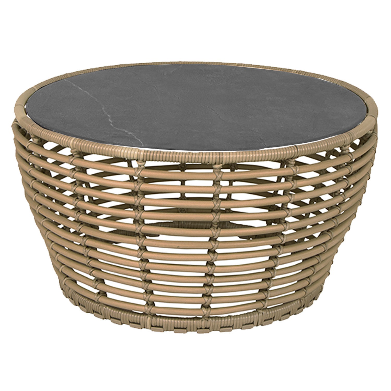 Basket Couchtisch 75 cm Künstliches Rattan