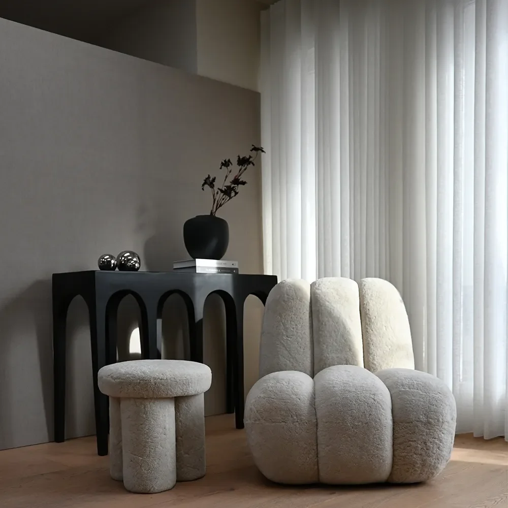 Toe Sessel - Schaffell