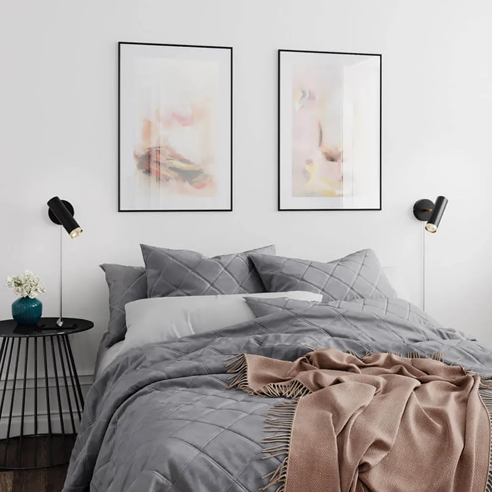 Pulse Wandleuchte Schwarz