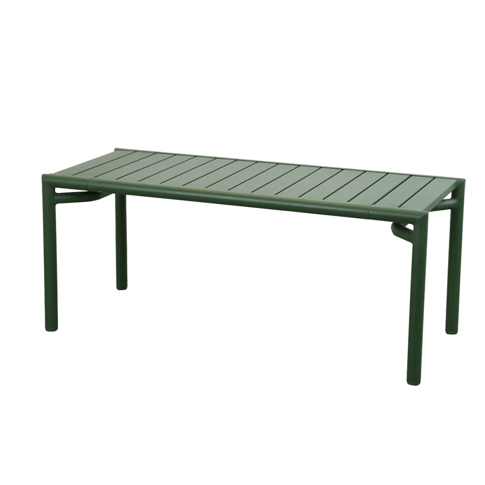 Bliss couchtisch/bank Dark green, aluminium