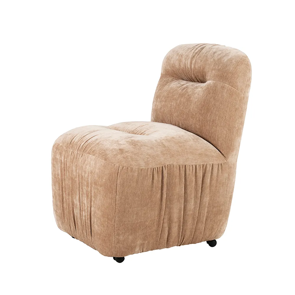 Gepolsterter Stuhl Nido Beige