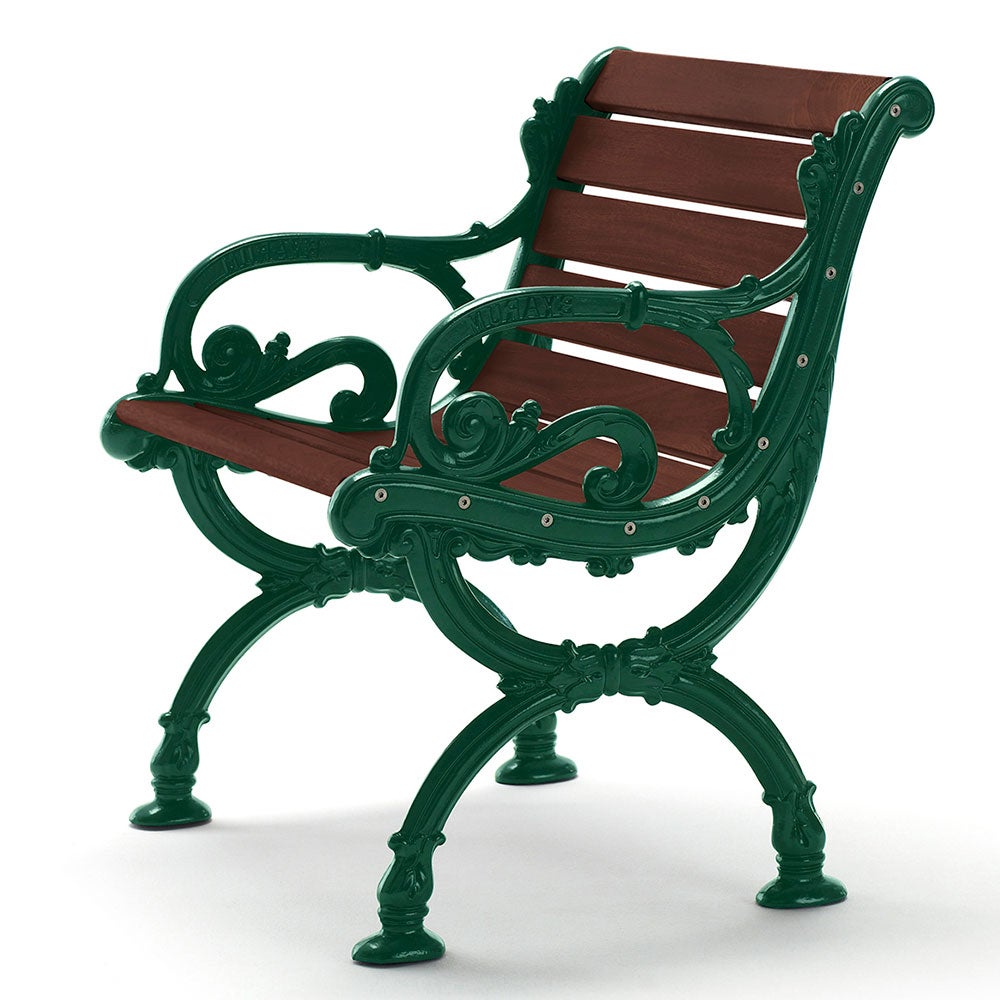 Sessel Byarum / g:grün / h:braun für Byarums Bruk