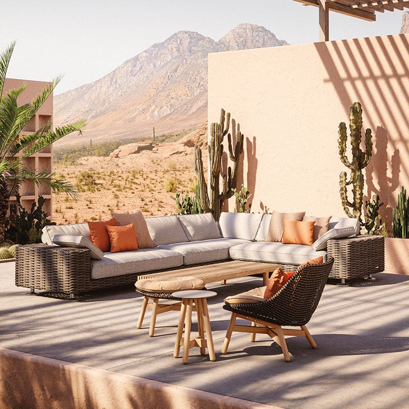 MBRACE Loungesessel niedrig PEPPER 