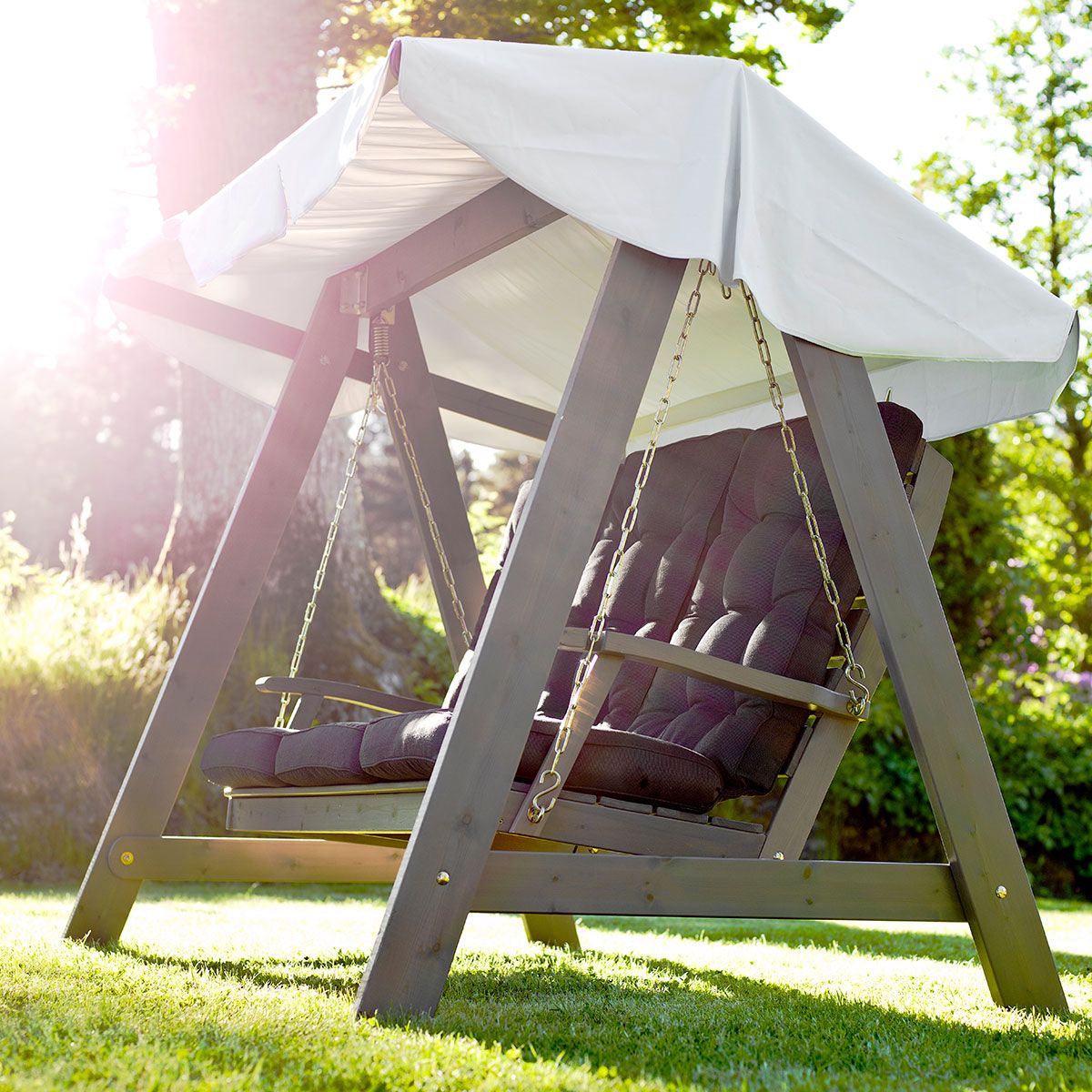 Dalom Swing sofa Kiefer grau 