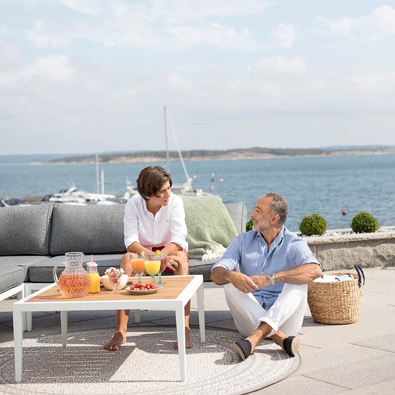 Tonar Outdoor-Teppich 200 cm beige