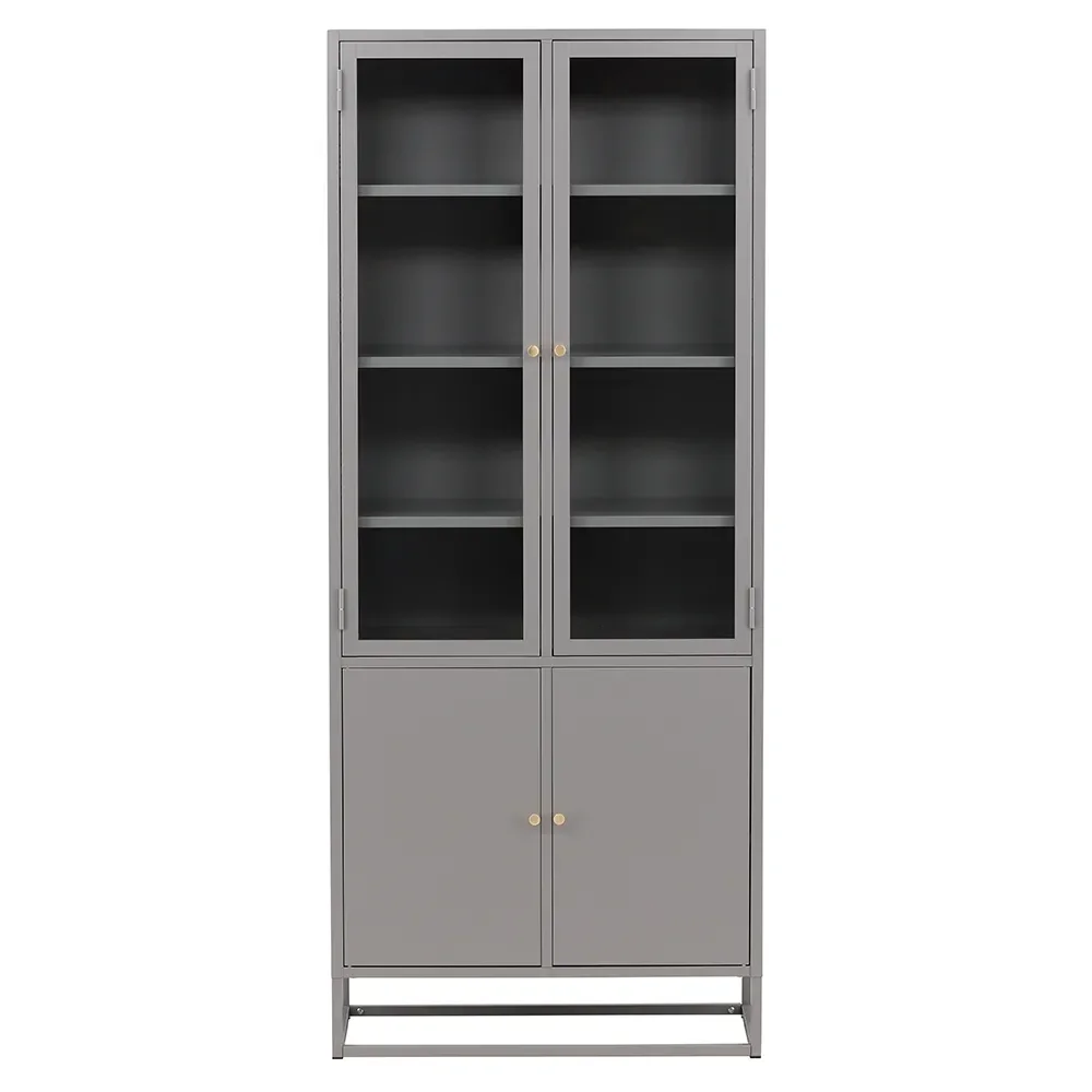 Bakal Vitrinenschrank Hellgrau