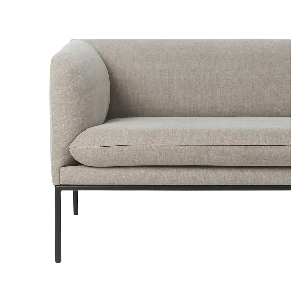 Sofa 2-Sitzer Turn Cotton Linen Natural